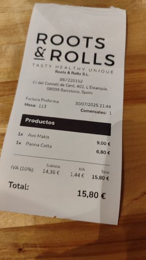  at Roots & Rolls in Barcelona