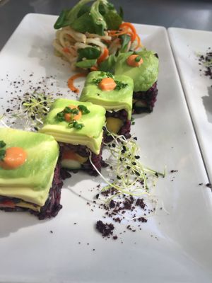 Mango Sushi at Roots & Rolls in Barcelona