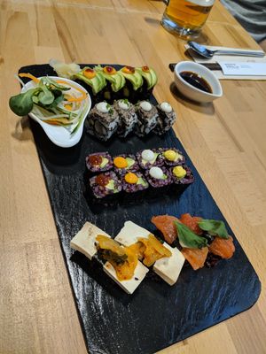 Vegan Sushi 🌱 at Roots & Rolls in Barcelona