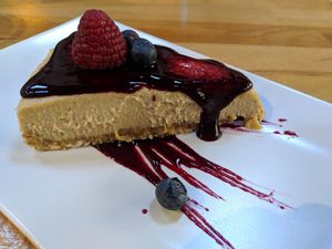 Cheezecake at Roots & Rolls in Barcelona