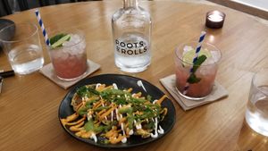 Free drinks for reserving online! at Roots & Rolls in Barcelona