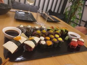 Sushi for 2 at Roots & Rolls in Barcelona