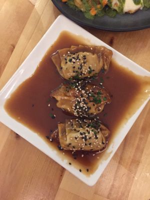 Gyoza at Roots & Rolls in Barcelona