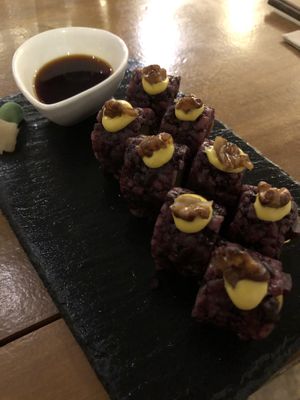 Prickly pear roll at Roots & Rolls in Barcelona