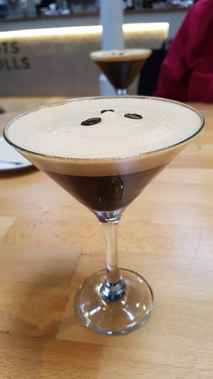 Coffee cocktail at Roots & Rolls in Barcelona