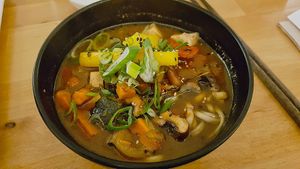 Ramen at Roots & Rolls in Barcelona