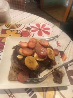 Pancakes at Restaurante Vegano Tierra Madre in Valencia