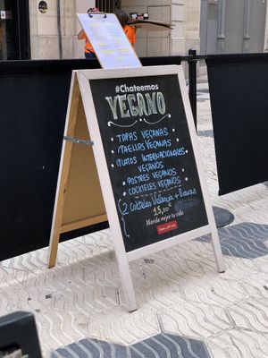 Outside  at Restaurante Vegano Tierra Madre in Valencia