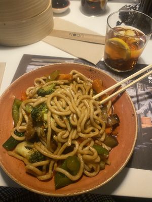 Veggie udon noodles 🍜  at UDON in Escaldes-engordany