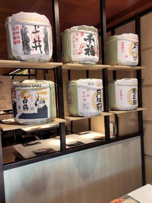 Sake bowls at UDON in Escaldes-engordany