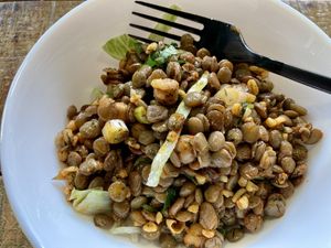 lentil salad  at Veggi Station in Ludwigsburg