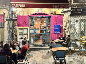   at Pergamon Restaurant in Jerusalem