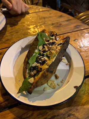 Sweet potato  at Pergamon Restaurant in Jerusalem