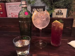 Cocktails  at Pergamon Restaurant in Jerusalem