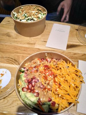 Second bowl was self created! Vegan options available! at Honu Tiki Bowls in Vienna
