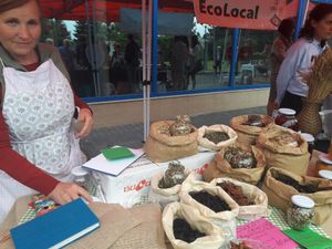 Herbs at EcoLocal Farmers' Market in Chisinau