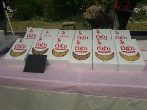 Handmade Pasta from Cuca at EcoLocal Farmers' Market in Chisinau