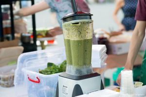Green Smoothies from Verde GO at EcoLocal Farmers' Market in Chisinau