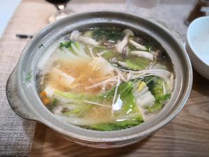 Hot pot again, closer this time;) at Peace Kawaguchiko in Yamanashi