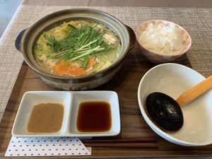 Vegetable Hot Pot at Peace Kawaguchiko in Yamanashi