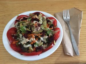 Ensalada de la casa at Changarrito Vegano in Valle De Bravo