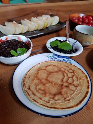 Breakfast at Dana Village in Nishiaizu