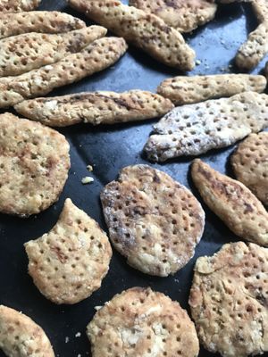 Sake lees vegan cookie at Dana Village in Nishiaizu
