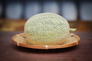 The Melon which is 100% organic...grows at our farm at Dana Village in Nishiaizu