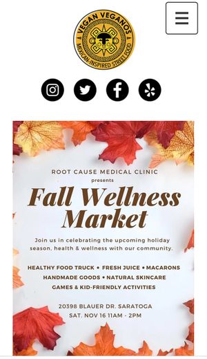 Fall 2019 at Vegan Veganos - Food Truck in San Jose