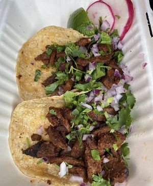 Carne Asada Tacos at Vegan Veganos - Food Truck in San Jose