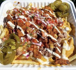 Asada VV Fries at Vegan Veganos - Food Truck in San Jose