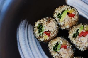 Tempeh Sushi at Terra in 