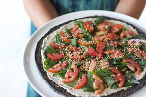 Raw Black Pizza at Terra in 