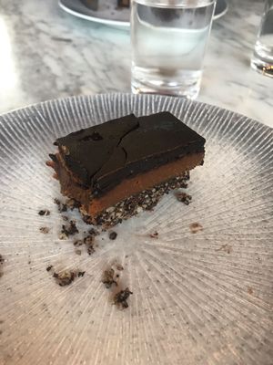 Raw snickers slice  at Terra in 