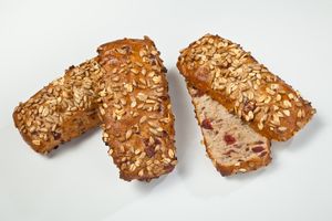 Müslibrötchen. Tasty vegan bun.  at Bäckerei Riegler - Waldhofer Strasse in Heidelberg
