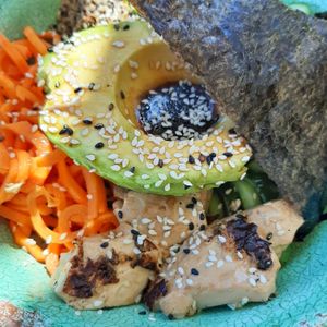 Salad at Seashells Healthy Living in Limassol