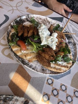 Souvlaki  at Seashells Healthy Living in Limassol