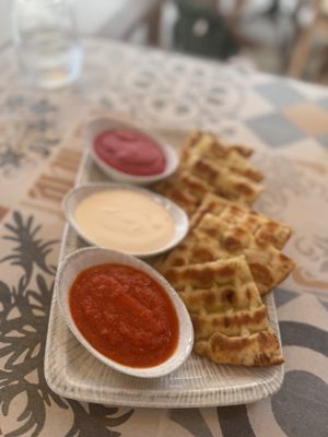 Pitta & dips  at Seashells Healthy Living in Limassol