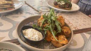 Cauliflower bites  at Seashells Healthy Living in Limassol