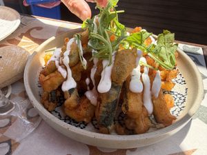 Zucchini fries   at Seashells Healthy Living in Limassol