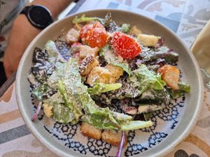 Caesar Salad at Seashells Healthy Living in Limassol