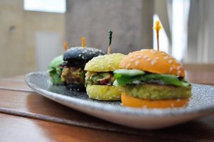 Rainbow Luxury Mini Buns 🍔 at Seashells Healthy Living in Limassol