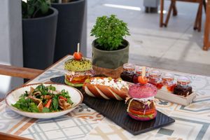 Vegan food at Seashells Healthy Living in Limassol