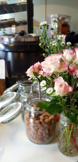 Counter at Loua Juicebar in Utrecht