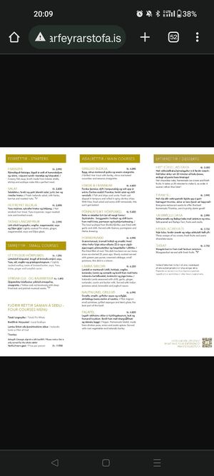  at Narfeyrarstofa in Stykkisholmur