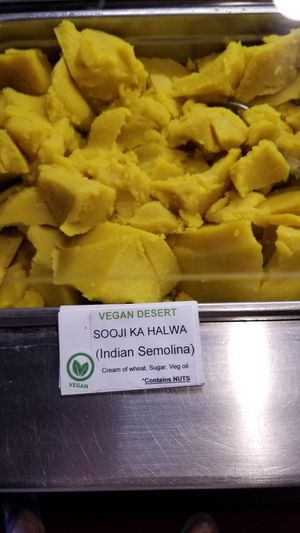 They even have a vegan dessert on the buffet! at Kabob Guys in Mc Allen