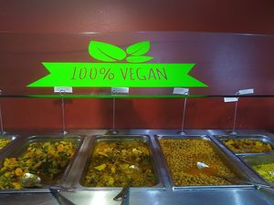 So easy to find the vegan dishes at Kabob Guys at Kabob Guys in Mc Allen