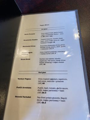 Menu July 2024  at The Bicycle Thief in Christchurch