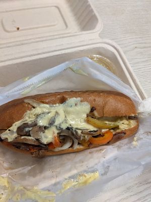 Philly cheese steak at Essen Kitchen in Cincinnati