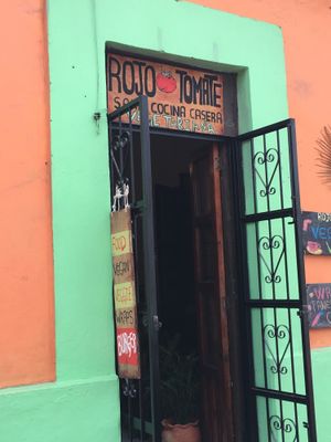 Outside at Rojo Tomate in San Cristobal De Las Casas